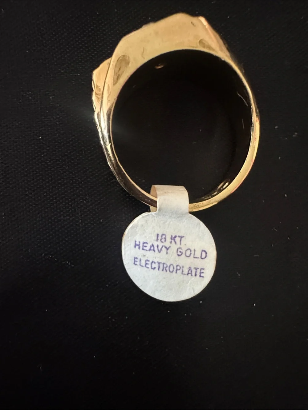 18K Heavy Gold Electroplated - Size 10 - NWT